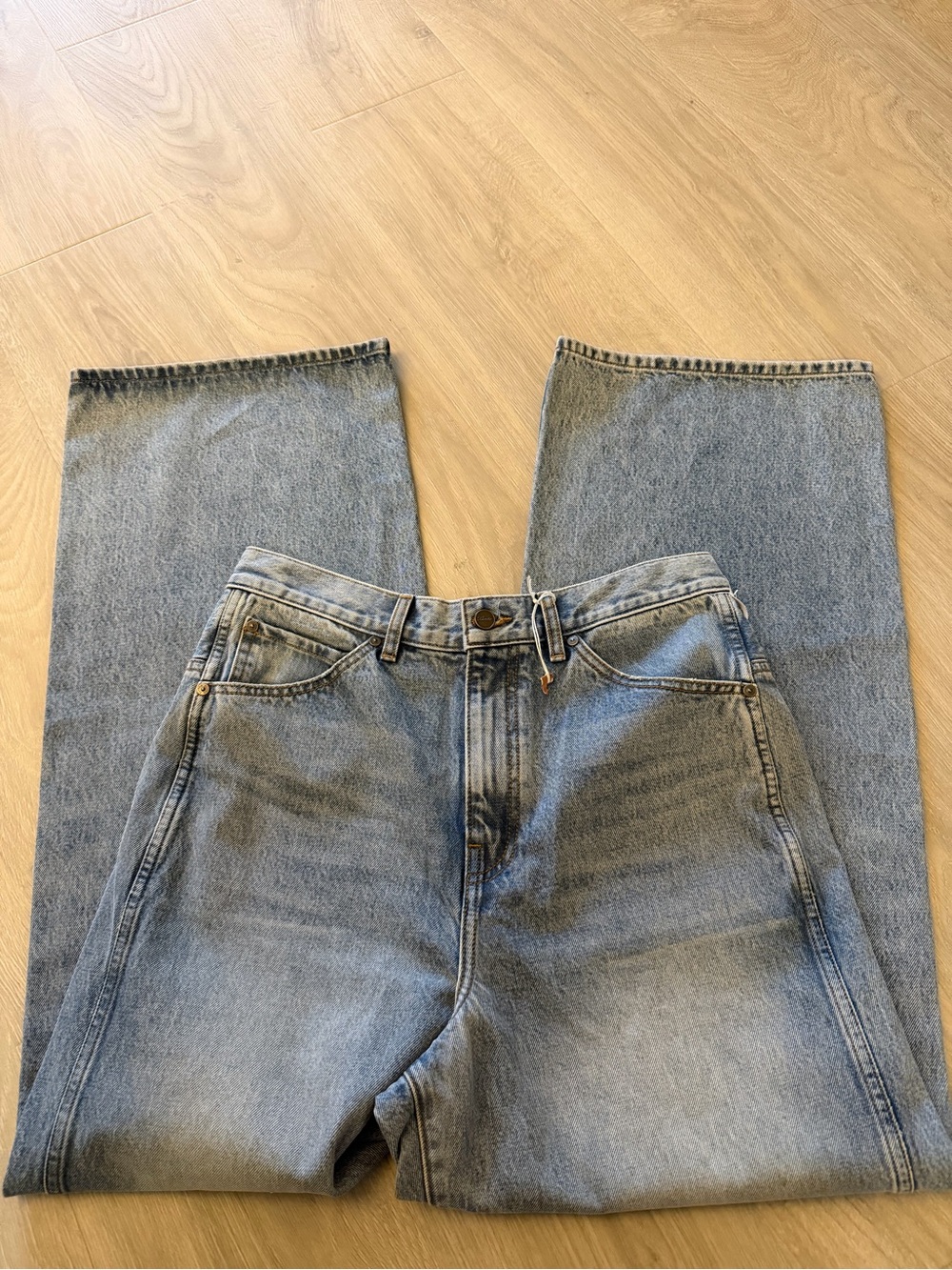 KHAITE Winslow Jeans in Bryce size 26 NWOT baggy low rise denim